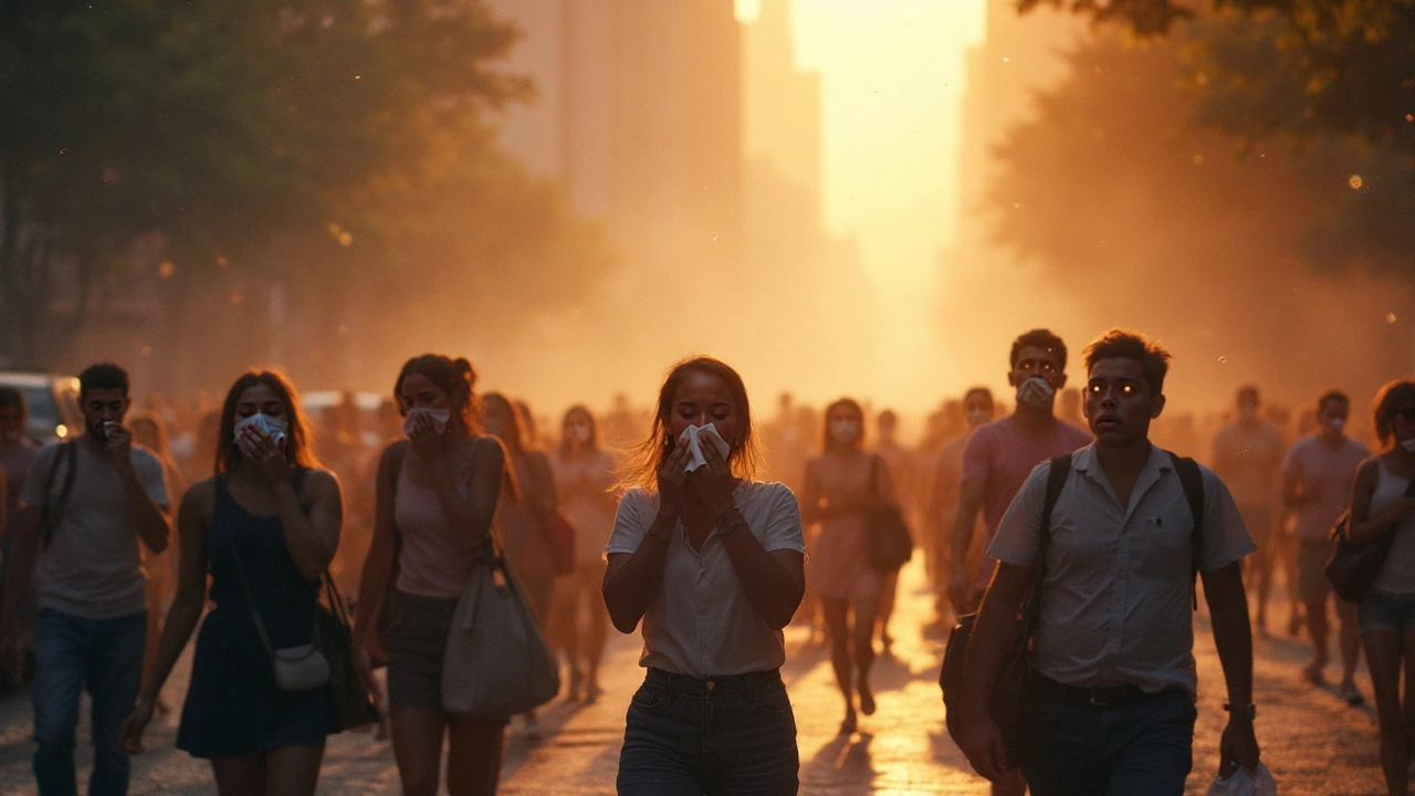 How Climate Change Fuels Blocked Noses and Watery Eyes