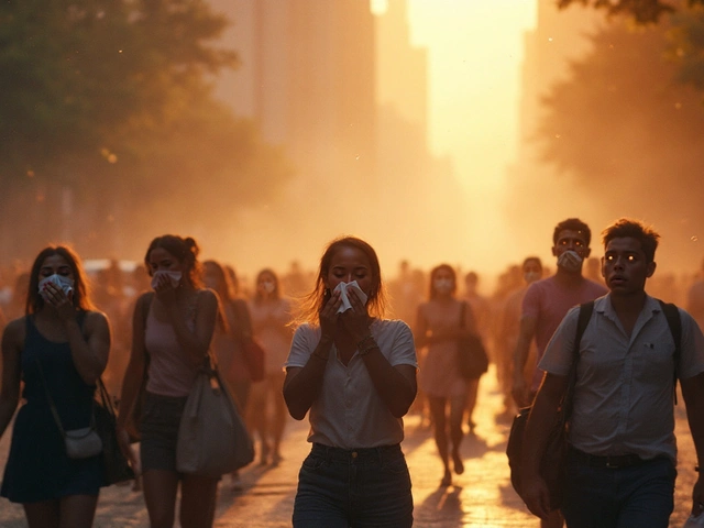 How Climate Change Fuels Blocked Noses and Watery Eyes