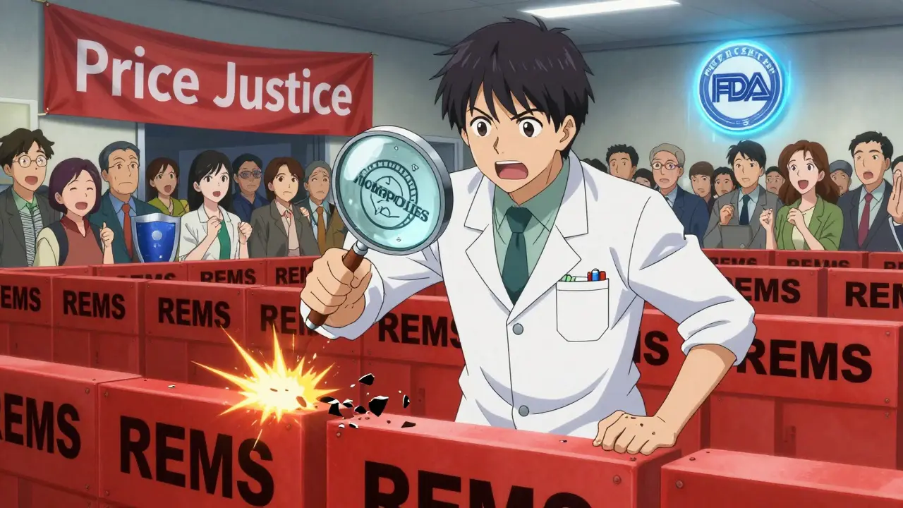 Generic drug hero breaking through REMS barriers with patient support