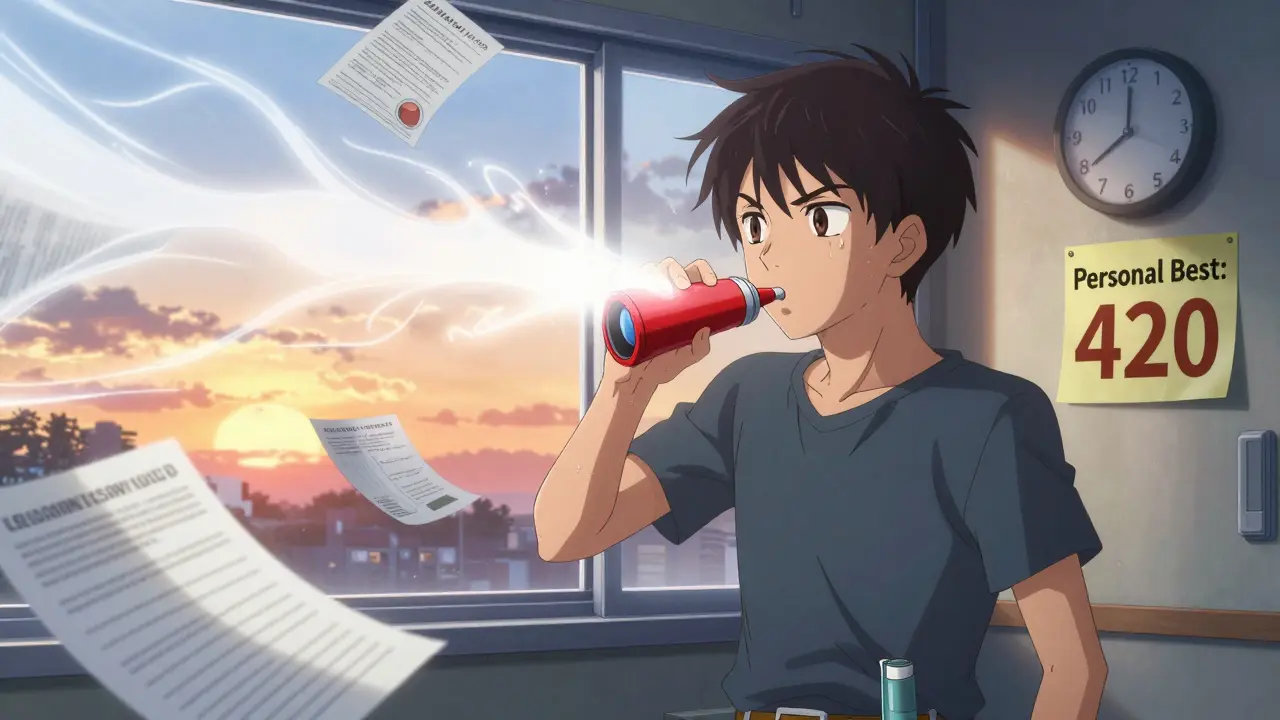 Peak Flow Monitoring in Asthma: Daily Tracking and Thresholds